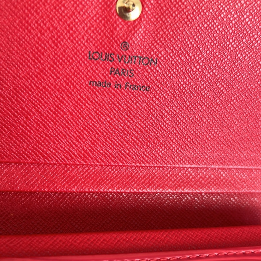 Louis Vuitton Red Epi Snap Wallet - Picture 8 of 15